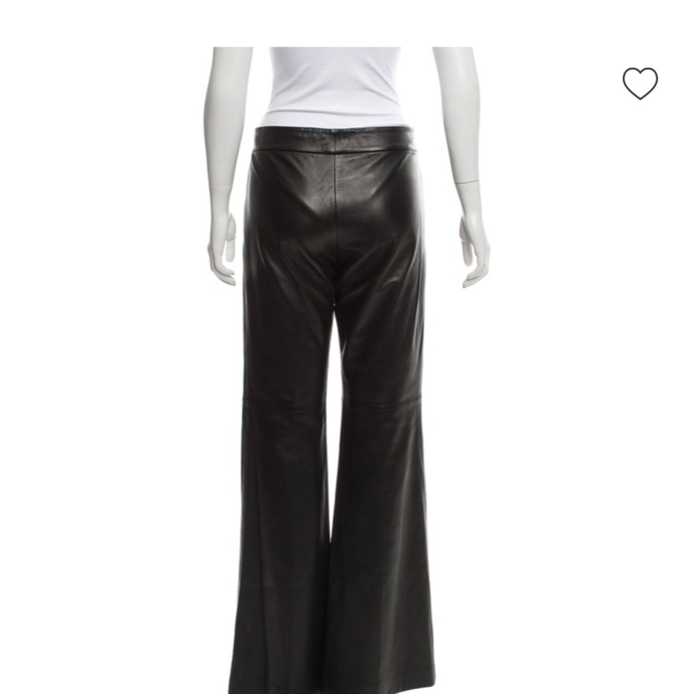 Theory brown leather pants - Picture 7 of 9